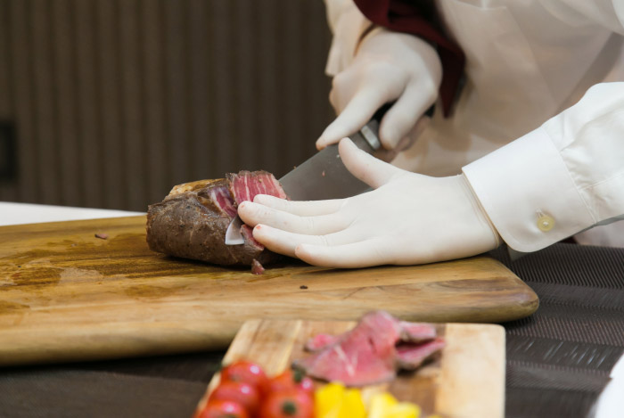 ローストビーフカッティング