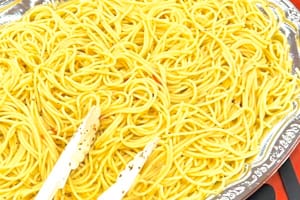 ペペロンチーノ（バジル風味）